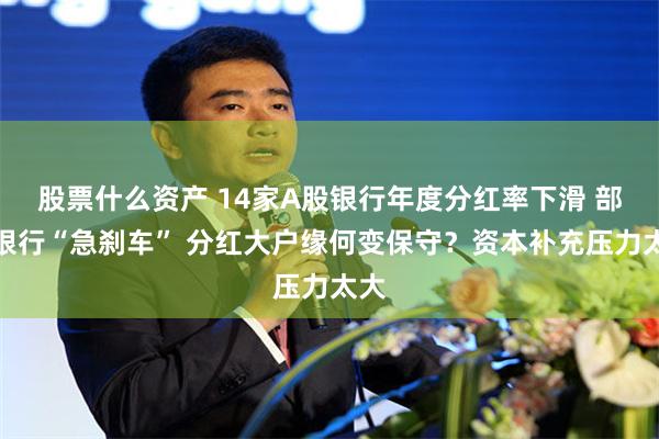 股票什么资产 14家A股银行年度分红率下滑 部分银行“急刹车” 分红大户缘何变保守？资本补充压力太大