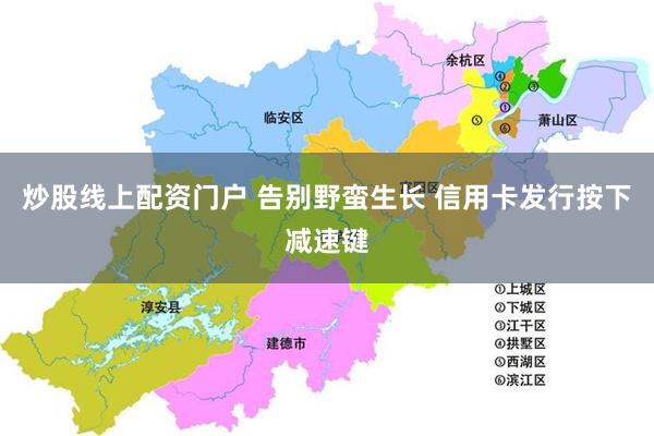 炒股线上配资门户 告别野蛮生长 信用卡发行按下减速键