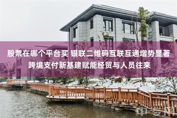 股票在哪个平台买 银联二维码互联互通增势显著 跨境支付新基建赋能经贸与人员往来
