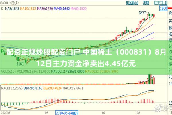 配资正规炒股配资门户 中国稀土（000831）8月12日主力资金净卖出4.45亿元