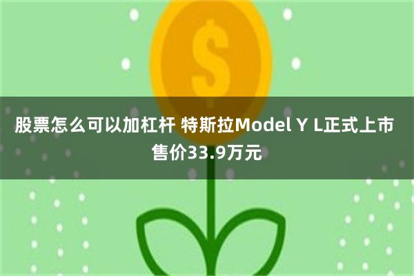 股票怎么可以加杠杆 特斯拉Model Y L正式上市 售价33.9万元