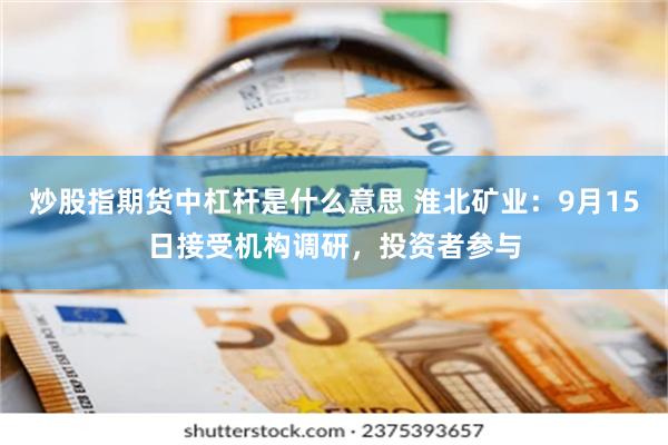 炒股指期货中杠杆是什么意思 淮北矿业：9月15日接受机构调研，投资者参与