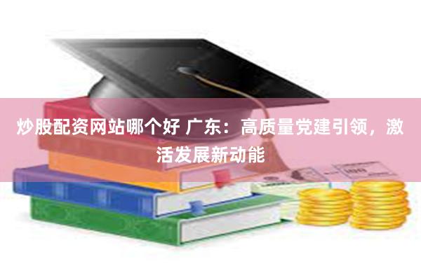 炒股配资网站哪个好 广东：高质量党建引领，激活发展新动能