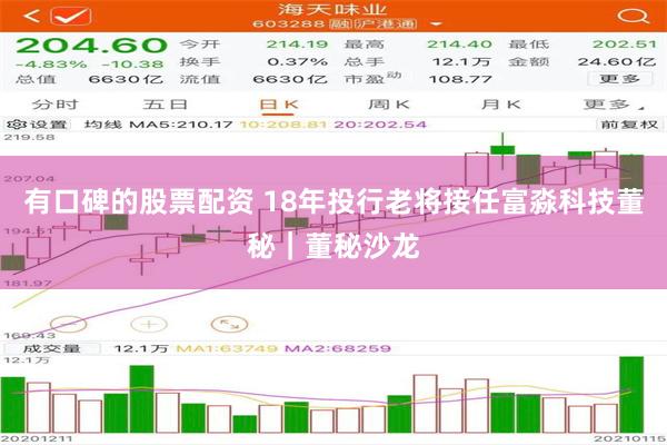 有口碑的股票配资 18年投行老将接任富淼科技董秘｜董秘沙龙