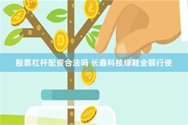 股票杠杆配资合法吗 长鑫科技绿鞋全额行使
